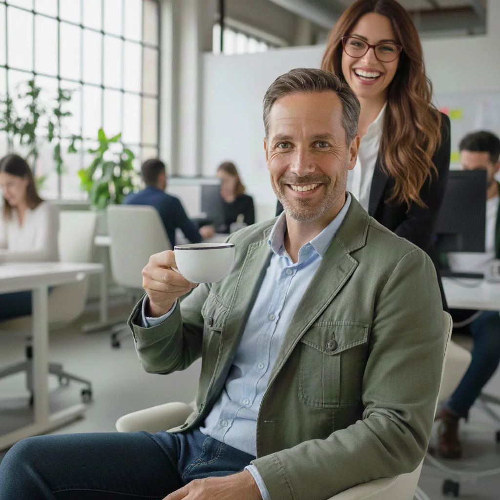 patron de tpe satisfait de son automatisaton d'emails